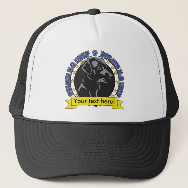 K9 Labrador Retriever Trucker Hat (Front)