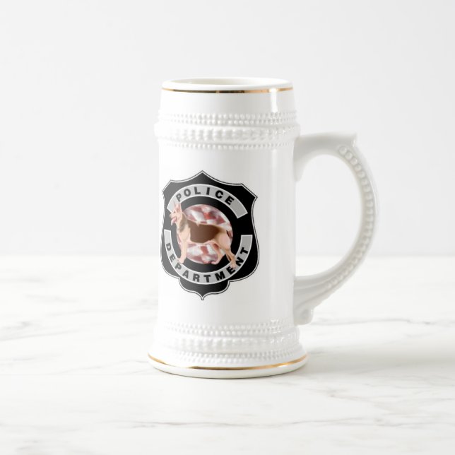 K9 Police Beer Stein (Right)