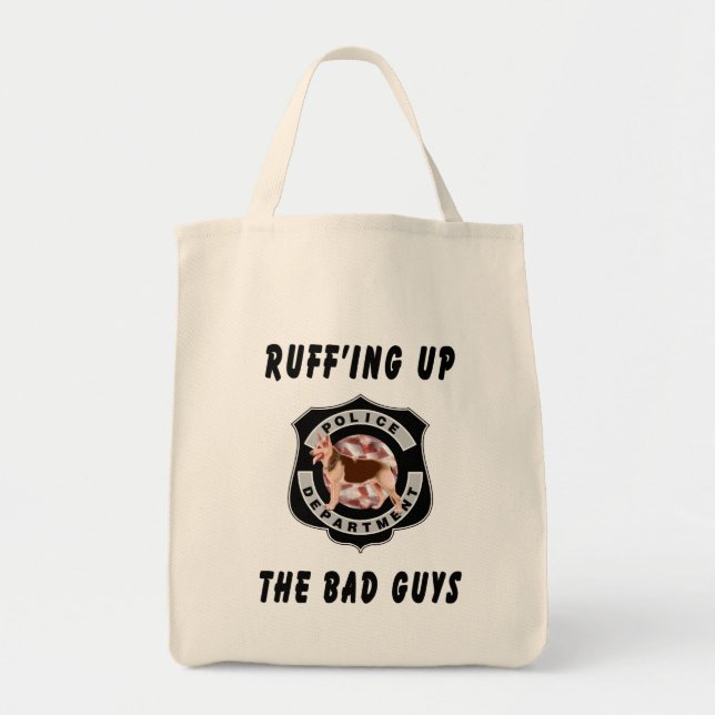 K9 Police Dog Tote Bag (Front)