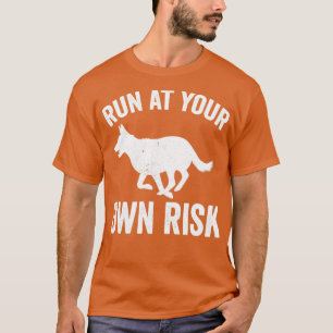 K9 Police Officer Police Dog Run At Your Own Risk T-Shirt