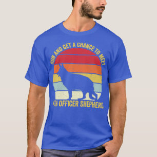 K9 Police Officer Police Dog Vintage Officer Sheph T-Shirt