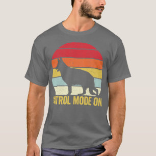 K9 Police Officer Police Dog Vintage Patrol Mode O T-Shirt