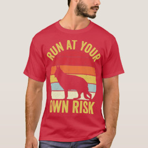 K9 Police Officer Police Dog Vintage Run At Your O T-Shirt