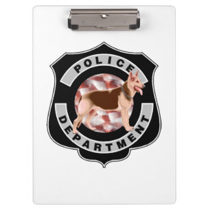 K9 Police Officers Clipboard