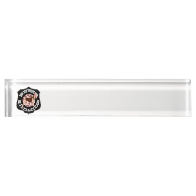 K9 Police Officers Nameplate (Front)