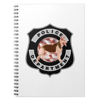 K9 Police Officers Spiral Notebook