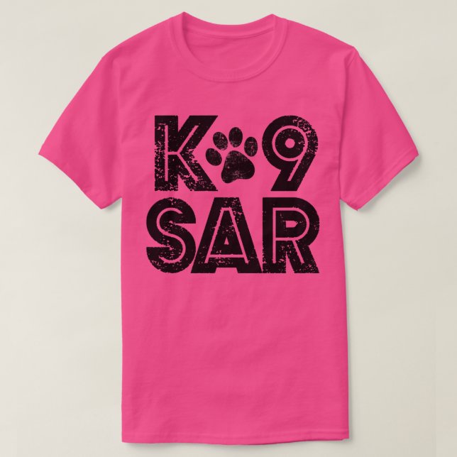 K9 Search and Rescue SAR (6) T-Shirt (Design Front)