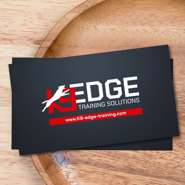 K9 Training - Dog Trainer - Canine Behaviourist  Business Card (Creator Uploaded)
