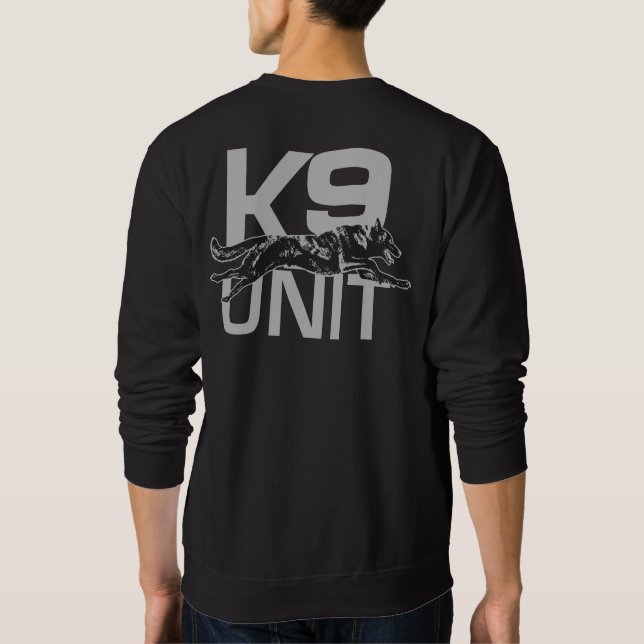 K9 Unit - Dutch Shepherd Dog Sweatshirt (Back)