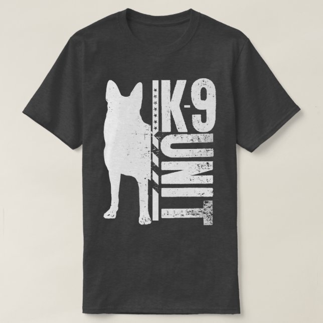 K9 Unit German Shepherd (3) T-Shirt (Design Front)
