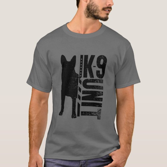 K9 Unit - German Shepherd T-Shirt (Front)