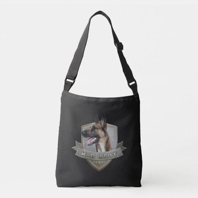 K9 Unit  - Malinois - Belgian shepherd Crossbody Bag (Front)
