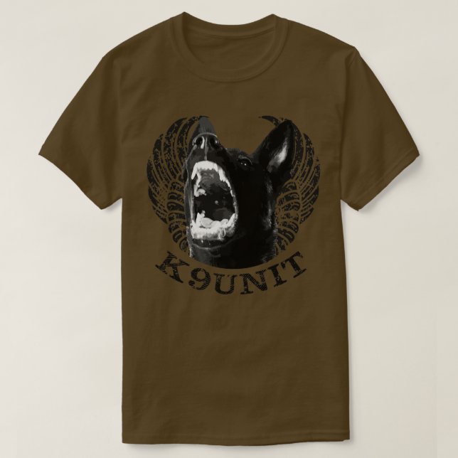 K9 Unit Police Dog Unit Malinois (4) T-Shirt (Design Front)
