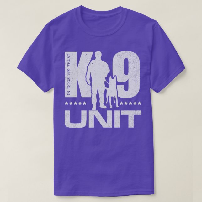 K9 Unit Police Dog Unit Malinois (8) T-Shirt (Design Front)