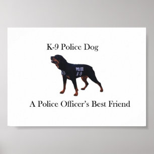 K-9 Police Dog Poster