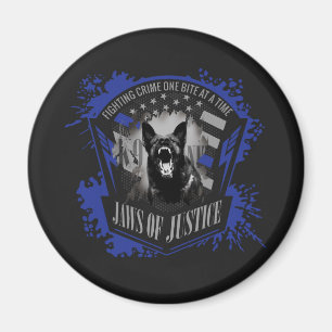 K-9 Unit - Jaws of Justice Magnet