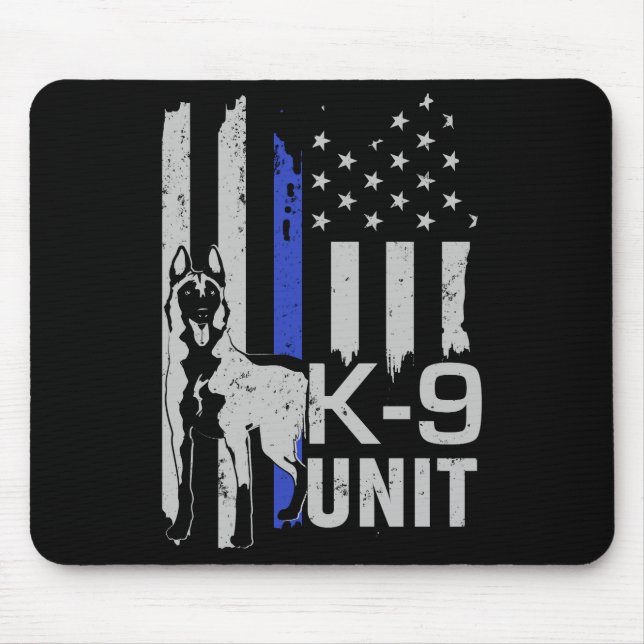 K-9 Unit - Malinois Mouse Pad (Front)
