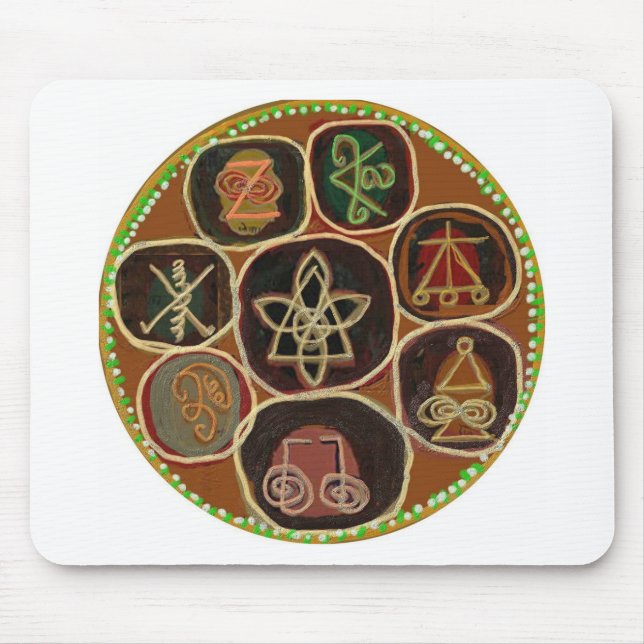 K A R U N A    Reiki  Emblem Mouse Pad (Front)