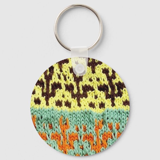 k Artisanware Knit Key Ring (Front)