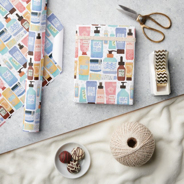 K-Beauty (Korean Skincare) Wrapping Paper (Crafts)
