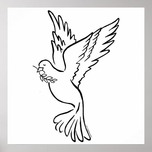 K - Dove of Peace Poster (Front)