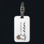 K-Drama Queen Luggage Tag<br><div class="desc">K-Drama Queen  with traditional headdress Luggage Tag</div>