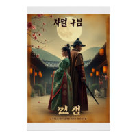 K-Drama Retro Poster – Joseon Romance