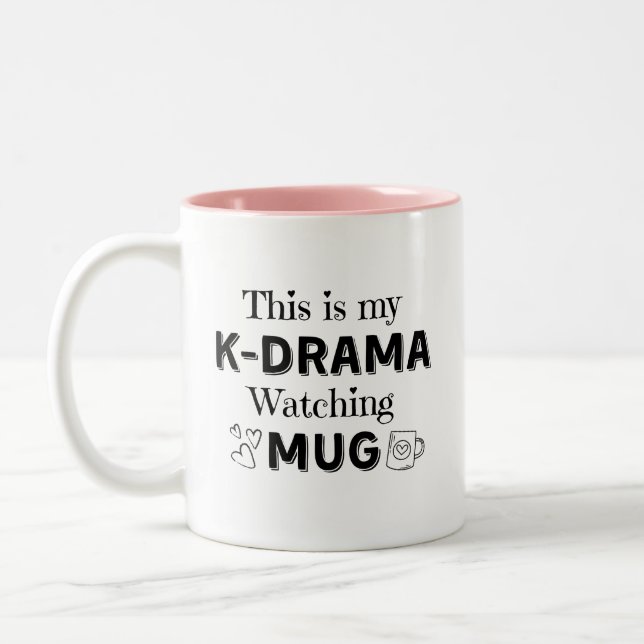 K-Drama Watching Mug (Left)