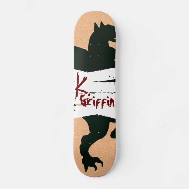 "K. Griffin" Tattoo Bleed Killosopher Deck Skateboard (Front)