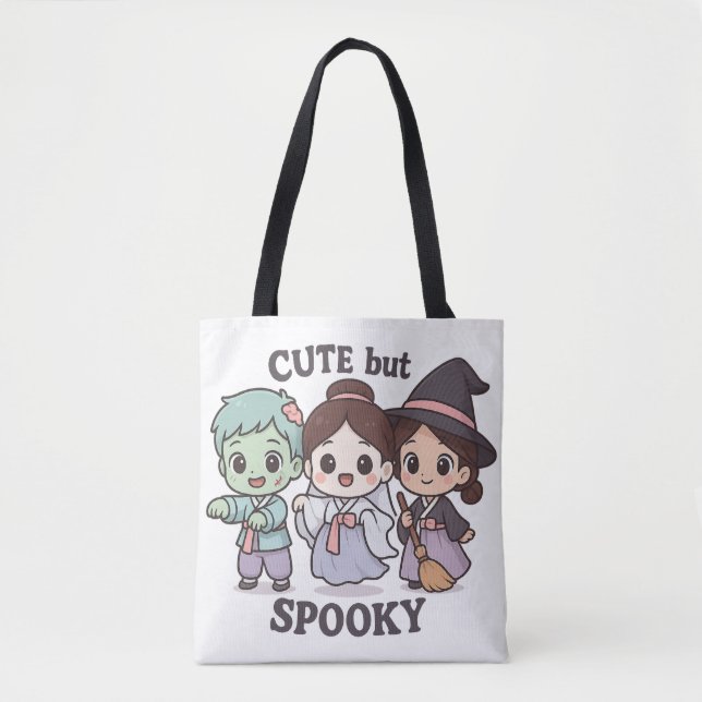 K-Horror Chibi Halloween 2025 Tote Bag (Front)