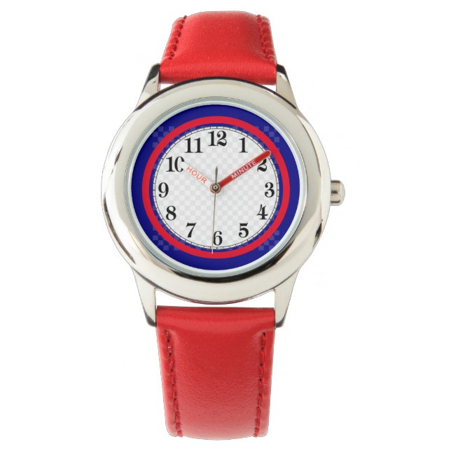 K.I.D.S Adjustable Bezel Stainless Steel Watch B (Front)