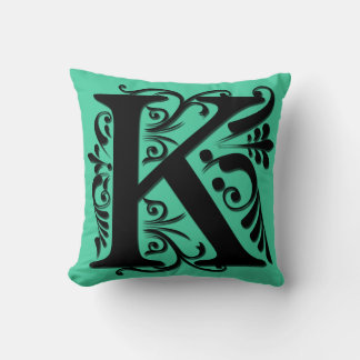 K Initial letter Monogram - Cushion
