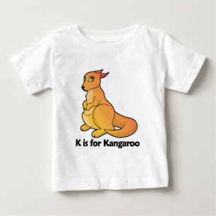 K is for Kangaroo Baby T-Shirt
