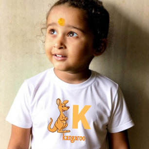 K is for Kangaroo: Bouncy Learning Adventure Toddler T-Shirt