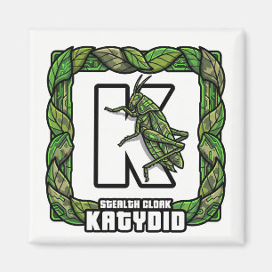 K is for Katydid – GTA Style ABC Learning Magnet