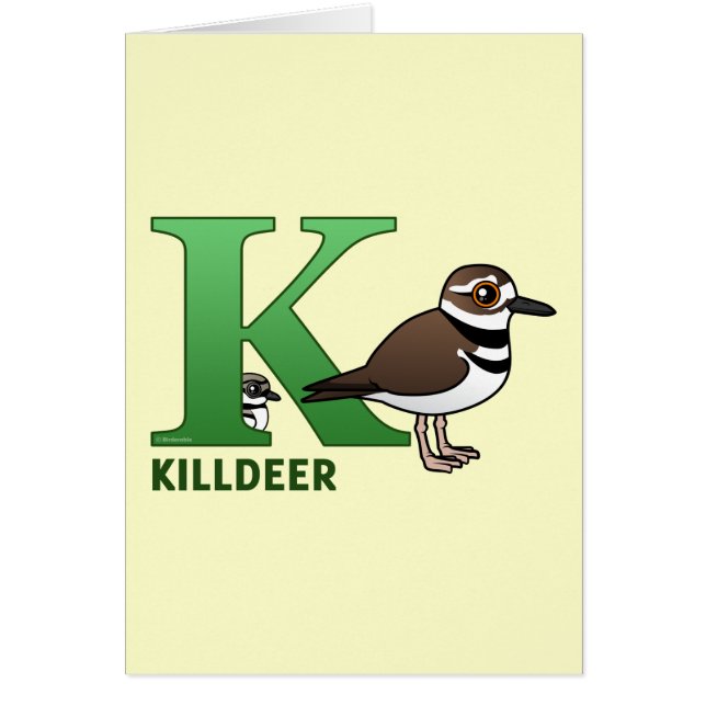 K is for Killdeer (Front)