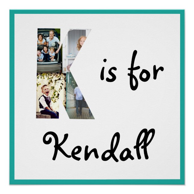 K is for Name Poster (Front)