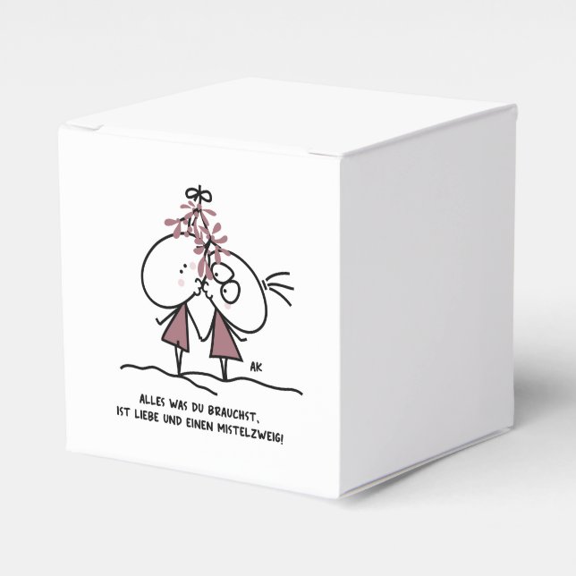 K&K Christmas  Favour Box (Front Side)