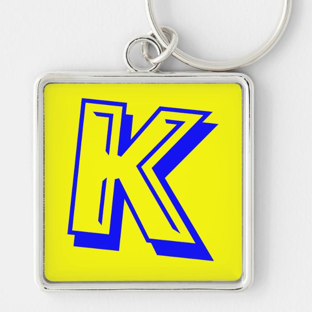 K KEY RING (Front)