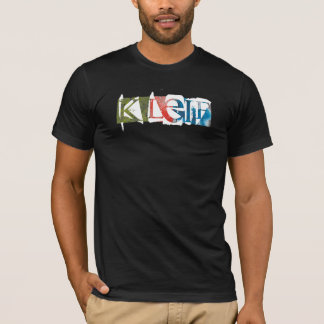 K LEIF multiclr stamp print T-Shirt