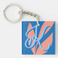K -  Modern hand lettered monogram