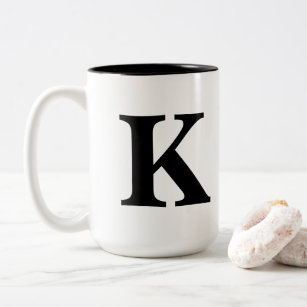 "K" mug