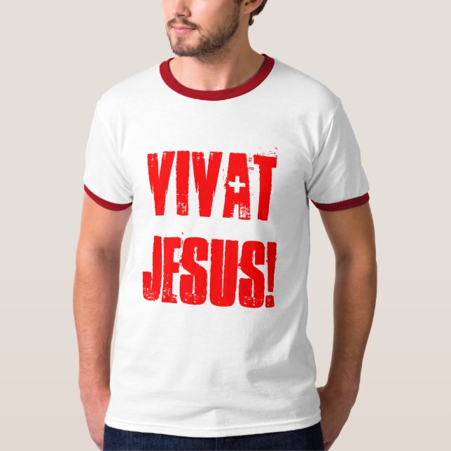 K of C "Vivat Jesus" T-shirt (Front)