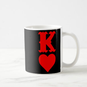K Of Hearts Love Couples Valentines Day For  Coffee Mug