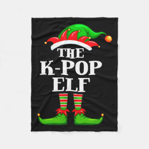 K-p Elf Matching Family Group Christmas Party Pyja Fleece Blanket