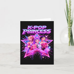 K-p Princess K p Kids Girls K-p Birthday Card