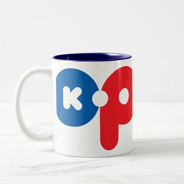 K-POP 01 Two-Tone COFFEE MUG (Left)