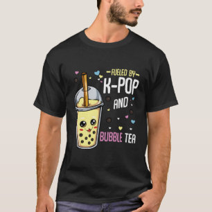 K-Pop And Bubble Tea Hallyu Korean Fashion Music T-Shirt