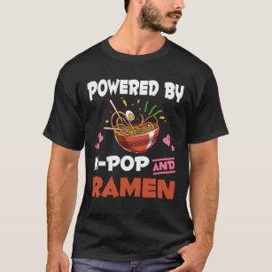 K-pop and Ramen addicted Kawaii Noodles Kpop T-Shirt