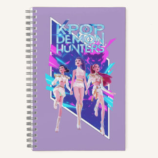 K-Pop Anime Idol Group Spiral Notebook